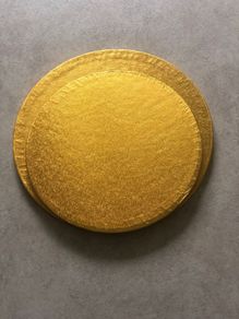NEW Two Gold Cake Boards