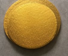 NEW Two Gold Cake Boards