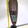 Handmade Wooden Aboriginal Dot Art Mask Image 8