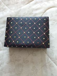 Satin Storage Box with Sequins