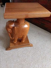 Table Hand Carved 1950s