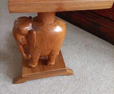 Table Hand Carved 1950s