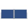 Retractable Side Awning Blue 100x1000 cm Image 4