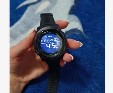 Sports Watch with a Blue Light