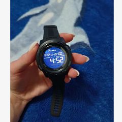 Sports Watch with a Blue Light