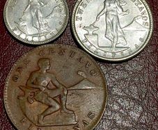 Philippines 3 Coins 2 Silver one brass