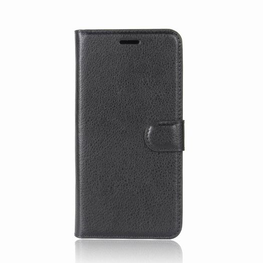New PU Leather Holder Card Slots Wallet Case Cover For iPhone XR Black - FHT02IPK1