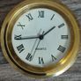 Miniature desk mantle clock quartz untested parts or repair Image 7