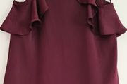 Burgundy cami top