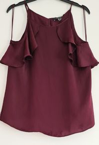 Burgundy cami top