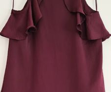 Burgundy cami top