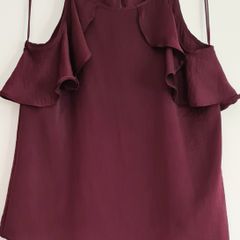 Burgundy cami top