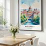 Budapest Wall Art Print, Travel Art Poster Image 5