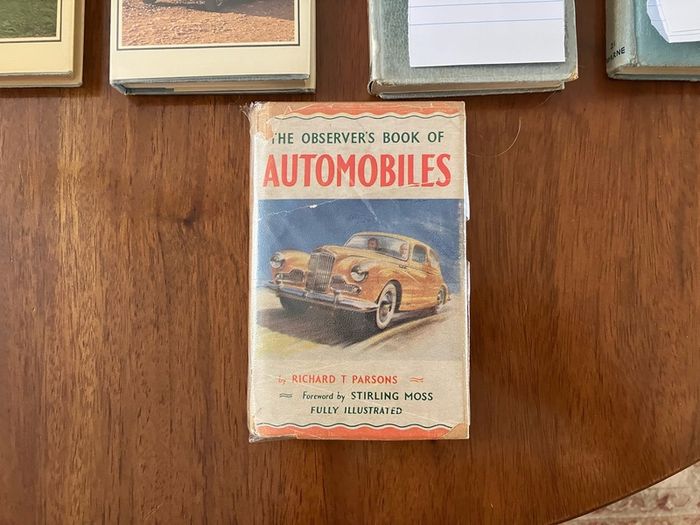 Observers Books. 'Automobiles' and later editions titled 'Cars'