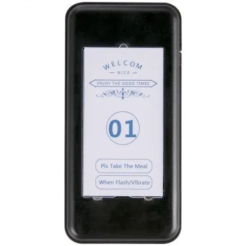 Restaurant Pager 16 Coasters Paging System Max 98 Nursery Pager Wireless Paging Queuing Calling System Touch Screen with Vibration, Flashing and Buzzer for Social Distance Hotels and Cafes