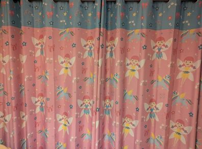 Girly Blackout curtains. 90x90