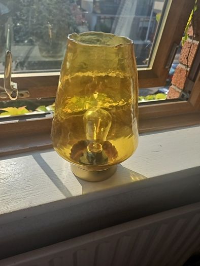 glass battery lamps