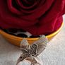sterling silver humming bird brooch Image 4