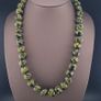 Antique Murano Style Millefiori Glass Beads Necklace 22 inches Strands Image 2