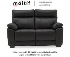 Positano 2-Seater Sofa - Black
