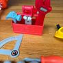 Kids Toy Tool Set with Convertible Backpack Storage Case Image 4