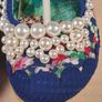 Womens Irregular Choice Blue Floral Pearly Girly High Heels Court Shoes Bridal Wedding  Size Uk 5 Eu 38 Boxed Image 4