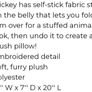 Mickey Mouse ; Disney Pet pillow (1083) Image 5