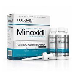 FOLIGAIN Low Alcohol Minoxidil 5% Hair Regrowth Treatment For Men