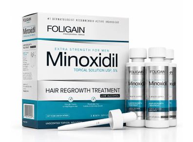 FOLIGAIN Low Alcohol Minoxidil 5% Hair Regrowth Treatment For Men