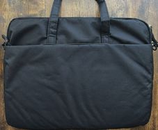 laptop bag two pockets with handle and a strap