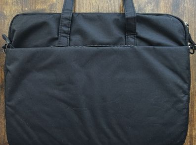 laptop bag two pockets with handle and a strap