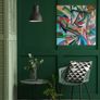 Original Abstract Painting Botanical Art Bright Colourful Painting Image 2