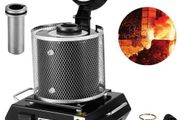 1KG Gold Melting Furnace 1350W Digital Melting Furnace Machine 1150C for Casting Refining