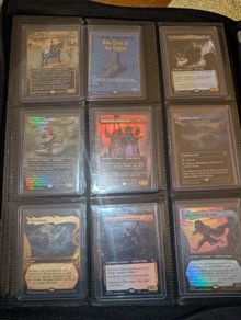 Magic The Gathering The Hobbit cards, surge foil, foil, mythics