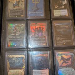 Magic The Gathering The Hobbit cards, surge foil, foil, mythics