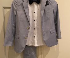 Paul Costello Living Boys suit, Next shirt & dickie bow