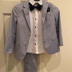 Paul Costello Living Boys suit, Next shirt & dickie bow