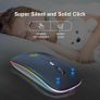 I-Mice 2-mode Rechargeable Wireless Bluetooth Ultra Slim Backlit Mouse. Image 4