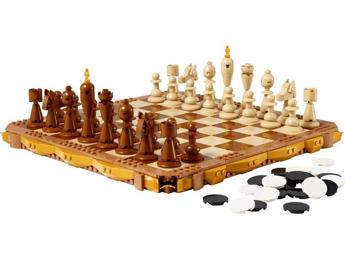 Traditional Chess Set - 2in1 : 40719