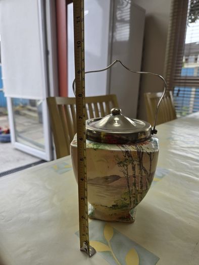Vintage 1930s Royal Winton Grimwades 'Paradise' Biscuit Barrel