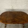Victorian Burr Walnut Stretcher Table. Image 9