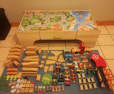 Large Wooden Track Set