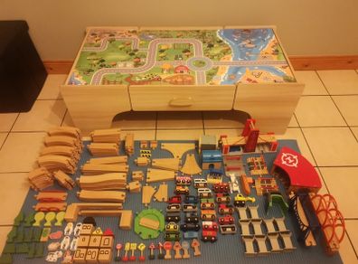 Large Wooden Track Set