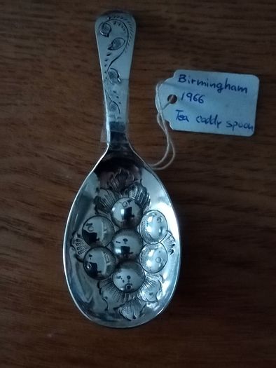 Antique silver spoons