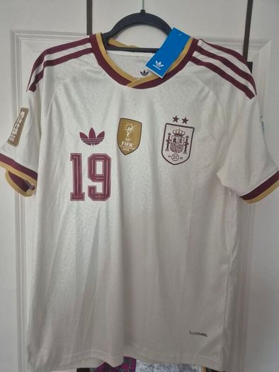 Spain 2026 LAMINE YAMAL #19 2 stars World cup winner Away Jersey