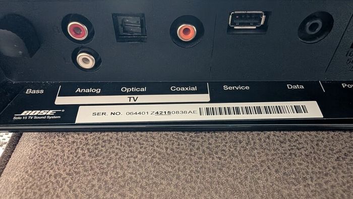 Bose sound Bar