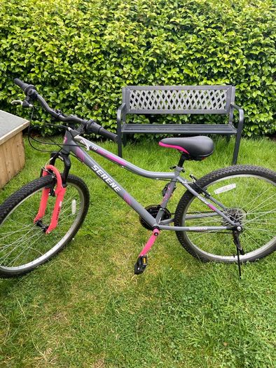 Serene mountain bike