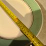 Vintage Art Deco Shelley Platter bon chianaVery Large Green Bands16.5 x13 inches Large Image 2