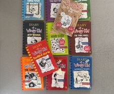 Diary of a wimpy kid books x 18