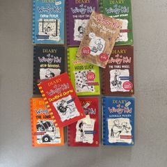 Diary of a wimpy kid books x 18